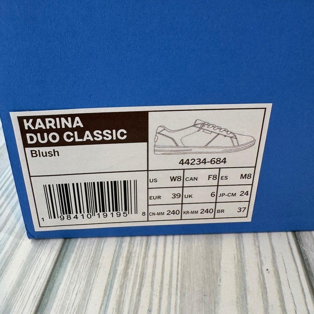 Hey Dude Karina Duo Classic Blush Pink Women's Sneakers Lace‎ Up Size 8 NEW - Picture 7 of 7